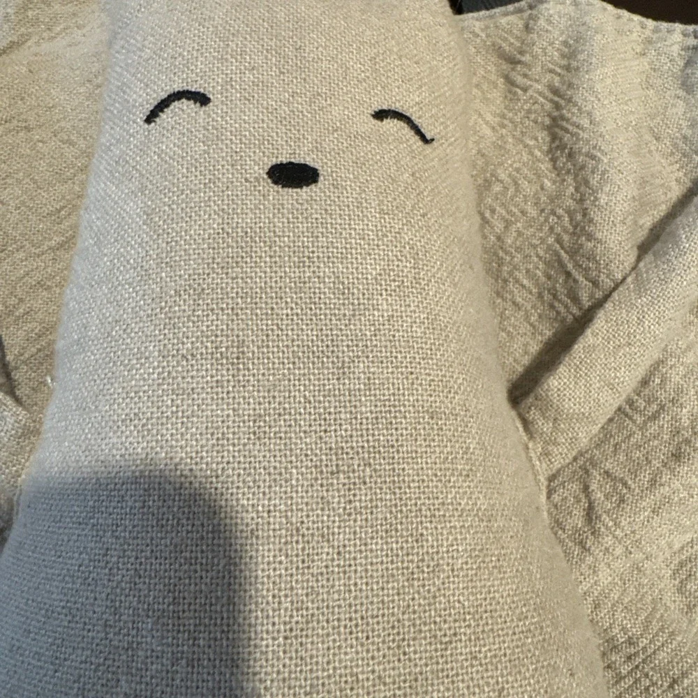 Zara Kitty Cat Bags Collection Beige Canvas Backpack With Plush Character